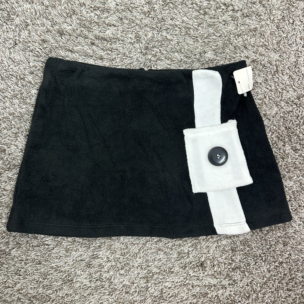 Y2K Joyce Leslie Micro Mini Skirt M Fleece Mall Goth Punk Emo Harajuku Retro Mod